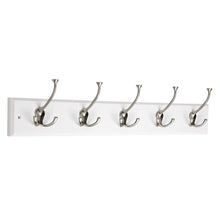Load image into Gallery viewer, Adelaine 27&#39;&#39; Wide 5 - Hook Wall Mounted Coat Rack in White
