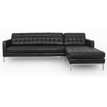 Load image into Gallery viewer, Adele 101&quot; Wide Genuine Leather Sofa &amp; Chaise 6408RR-OB
