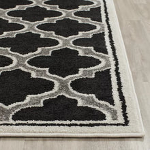 Load image into Gallery viewer, Adeleine Geometric Area Rug in Anthracite/Ivory  3 x 5
