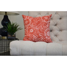 Load image into Gallery viewer, 20&quot; H x 20&quot; W Red-Orange Adelilah Wood Framed Sea Otter Wall Décor GL1790
