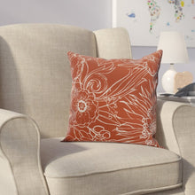 Load image into Gallery viewer, 20&quot; H x 20&quot; W Red-Orange Adelilah Wood Framed Sea Otter Wall Décor GL1790

