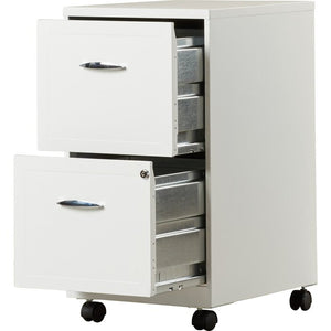 Adelmis 14.25'' Wide 2 -Drawer Mobile Steel Vertical Filing Cabinet