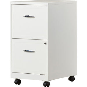 Adelmis 14.25'' Wide 2 -Drawer Mobile Steel Vertical Filing Cabinet