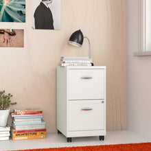 Load image into Gallery viewer, Adelmis 14.25&#39;&#39; Wide 2 -Drawer Mobile Steel Vertical Filing Cabinet
