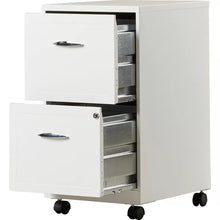 Load image into Gallery viewer, Adelmis 14.25&#39;&#39; Wide 2 -Drawer Mobile Steel Vertical Filing Cabinet
