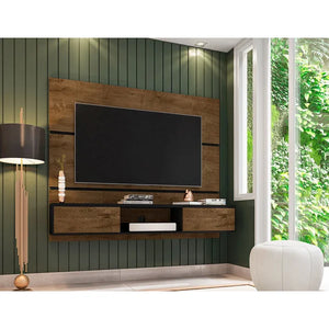 Rustic Brown/Black Aderyn Floating Entertainment Center for TVs up to 55"