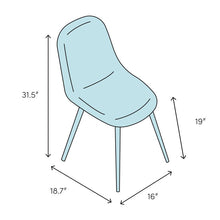 Load image into Gallery viewer, Adi Side Chair in Clear (1 only) MRM3959
