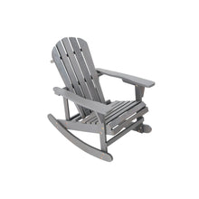 Load image into Gallery viewer, Saint Birch Adirondack Wooden Rocking Chair - Grey

