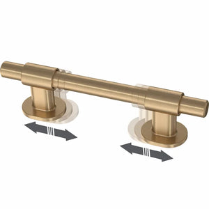 Champagne Bronze Adjusta-Pull(TM) 1-3/8"-4" Center Bar Pull Multipack (Set of 5)