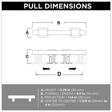 Load image into Gallery viewer, Champagne Bronze Adjusta-Pull(TM) 1-3/8&quot;-4&quot; Center Bar Pull Multipack (Set of 5)
