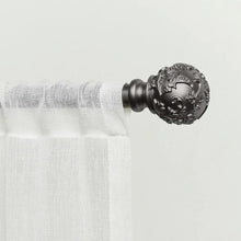 Load image into Gallery viewer, 36&quot; - 72&quot; Gunmetal Adjustable 1&quot; Single Curtain Rod
