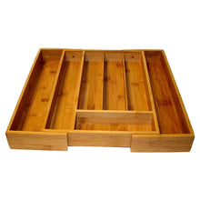 Load image into Gallery viewer, Adjustable Flatware &amp; Kitchen Utensils Drawer Organizer
