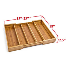 Load image into Gallery viewer, Adjustable Flatware &amp; Kitchen Utensils Drawer Organizer 5522RR

