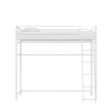 Load image into Gallery viewer, White Adonis Twin Loft Bed with Shelves
