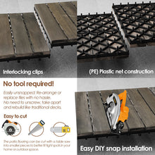 Load image into Gallery viewer, Adt Plastic Interlocking Deck Tile (Set of 10)
