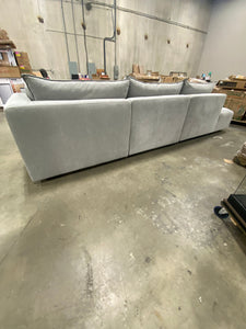 Gilman Creek Macon Grey Fabric Sectional Sofa