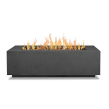 Load image into Gallery viewer, Weathered Slate Aegean 15&#39;&#39; H x 50&#39;&#39; W Steel Outdoor Fire Pit Table with Lid

