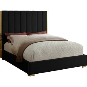 Aeliana Velvet Upholstered Platform Bed FULL Headboard ONLY SB1880