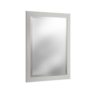Gray Afanasie Rectangle Wood Wall Mirror