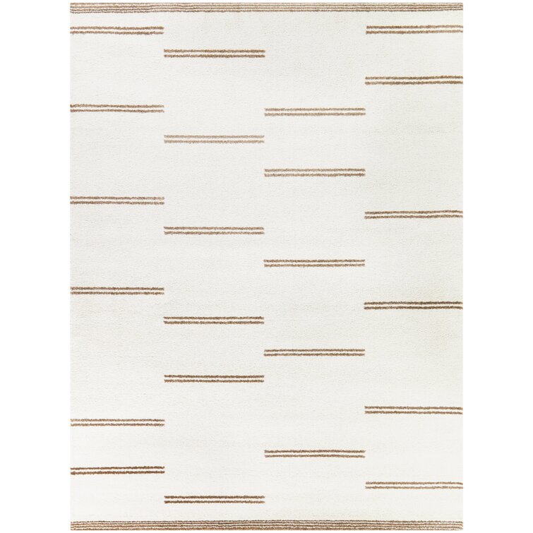 Agnes Geometric Area Rug in Ivory, Rectangle 7'10
