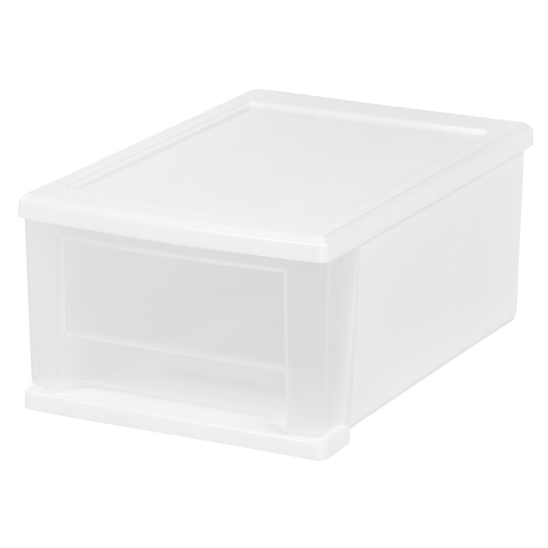 White Aguero Stacking Storage Drawer (Set of 4) 3026AH