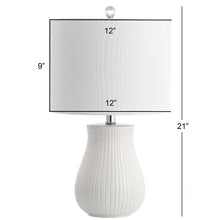 Load image into Gallery viewer, Ahrens White Table Lamp Set (Set of 2)
