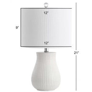 Ahrens White Table Lamp Set (Set of 2)