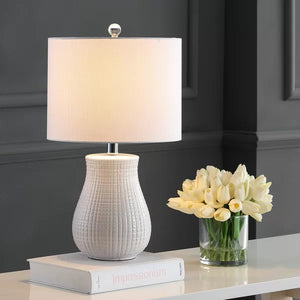 Ahrens White Table Lamp Set (Set of 2)