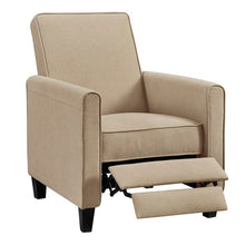Load image into Gallery viewer, Ahzaria  Upholstered Wide Manual Push Back Club Recliner Chair
