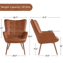 Load image into Gallery viewer, Aichele Upholstered Wingback Chair
