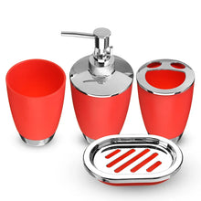 Load image into Gallery viewer, Aided 4 Piece Bathroom Accessory Set

