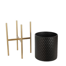 Load image into Gallery viewer, Aiken 2 - Piece Iron Pot Planter Set (Set of 2)
