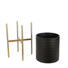 Load image into Gallery viewer, Aiken 2 Piece Metal Pot Planter Set (Set of 2) MRM1169
