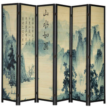 Load image into Gallery viewer, Ailse 94.5&#39;&#39; W x 69&#39;&#39; H 6 - Panel Solid Wood Folding Room Divider
