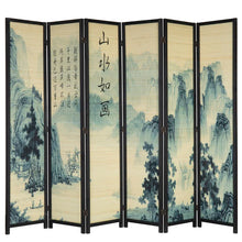 Load image into Gallery viewer, Ailse 94.5&#39;&#39; W x 69&#39;&#39; H 6 - Panel Solid Wood Folding Room Divider
