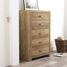 Load image into Gallery viewer, Summer Oak Aimaan 5 Drawer 29.6&quot;W Dresser
