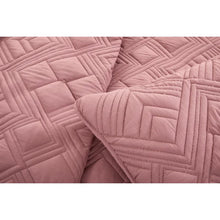 Load image into Gallery viewer, King Quilt + 2 King Shams Mauve Aimable Microfiber 3 Piece Quilt Set
