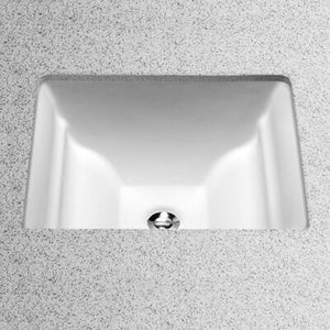 LT626G#01 Aimes Ceramic Rectangular Undermount Bathroom Sink with Overflow SB2206