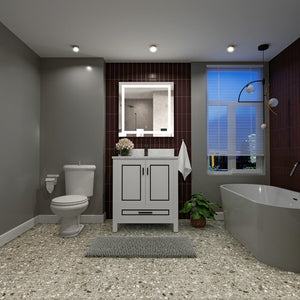 30" x 30" Ainoriitta Lighted Bathroom / Vanity Mirror