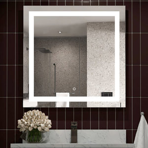 30" x 30" Ainoriitta Lighted Bathroom / Vanity Mirror