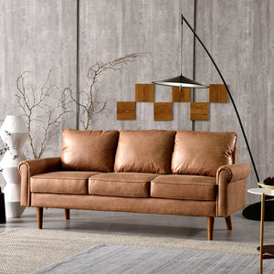 Ainsley 74.01'' Rolled Arm Sofa
