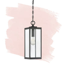 Load image into Gallery viewer, Ainsworth Earth Black 1 -Bulb 20.75&#39;&#39; H Outdoor Hanging Lantern
