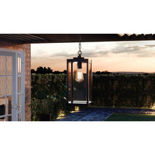 Load image into Gallery viewer, Ainsworth Earth Black 1 -Bulb 20.75&#39;&#39; H Outdoor Hanging Lantern
