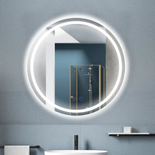 Load image into Gallery viewer, 24&quot; x 24&quot; Luna Airalyn Modern &amp; Contemporary Frameless Lighted Bathroom / Vanity Mirror
