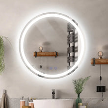 Load image into Gallery viewer, 24&quot; x 24&quot; Luna Airalyn Modern &amp; Contemporary Frameless Lighted Bathroom / Vanity Mirror
