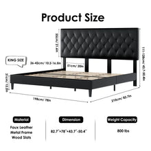 Load image into Gallery viewer, Airi Low Profile Platform Bed king
