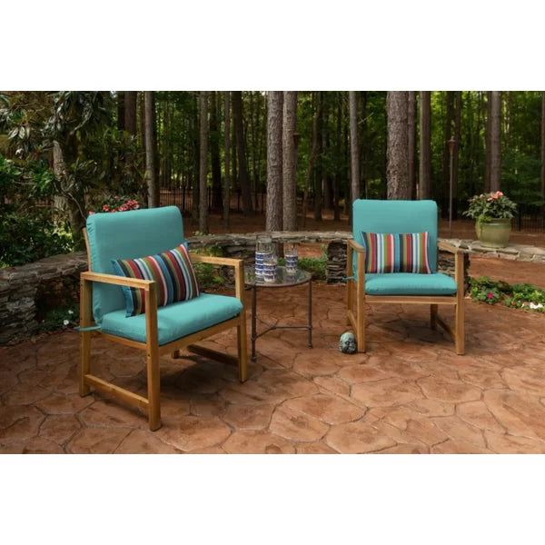 Airin Sunbrella Outdoor Rectangular Pillow Cover and Insert, set of