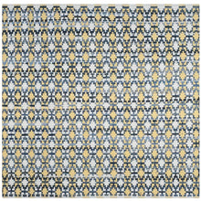 Load image into Gallery viewer, Aitken Geometric Handmade Flatweave Cotton Area Rug in Gold/Multi, Square 6&#39;
