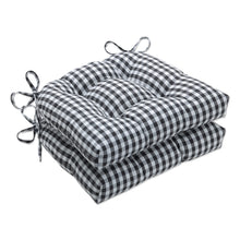 Load image into Gallery viewer, 16&quot; W Aivis Gracie Oaks 2 - Piece Outdoor Chair Pad (Set of 2)
