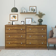Load image into Gallery viewer, Akiyra 6 Drawer 53.54&#39;&#39; W Double Dresser
